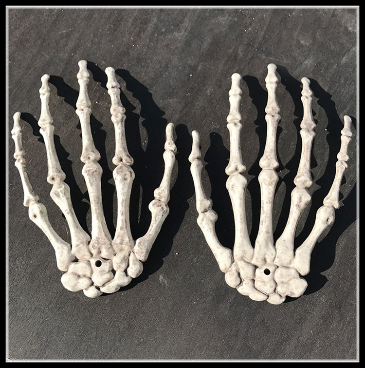 万圣节骷髅手爪骨架手鬼屋密室酒吧吓人道具恐怖摆件整蛊装饰批发