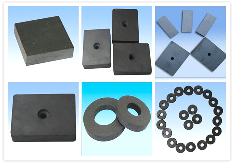 f7*9*25异性性切割铁氧体 门磁防盗器磁铁 门磁开关感应磁铁