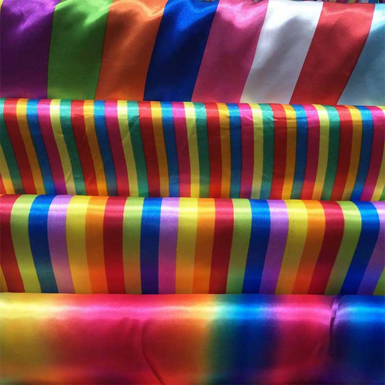 七彩条纹色丁