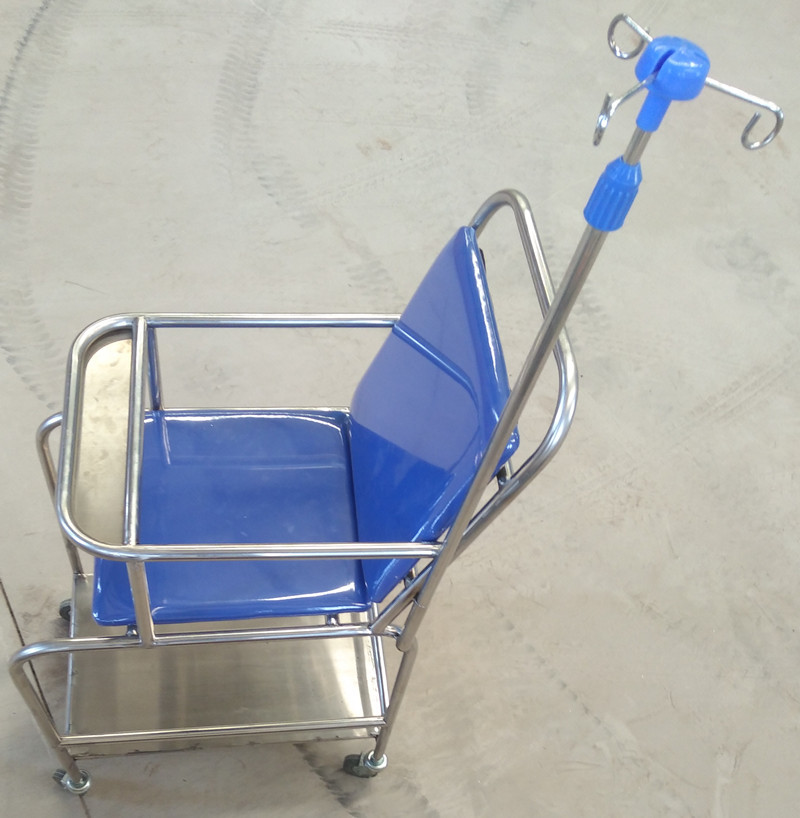 厂家医院用孩子输液椅 201不锈钢儿童推车宝宝检查座椅