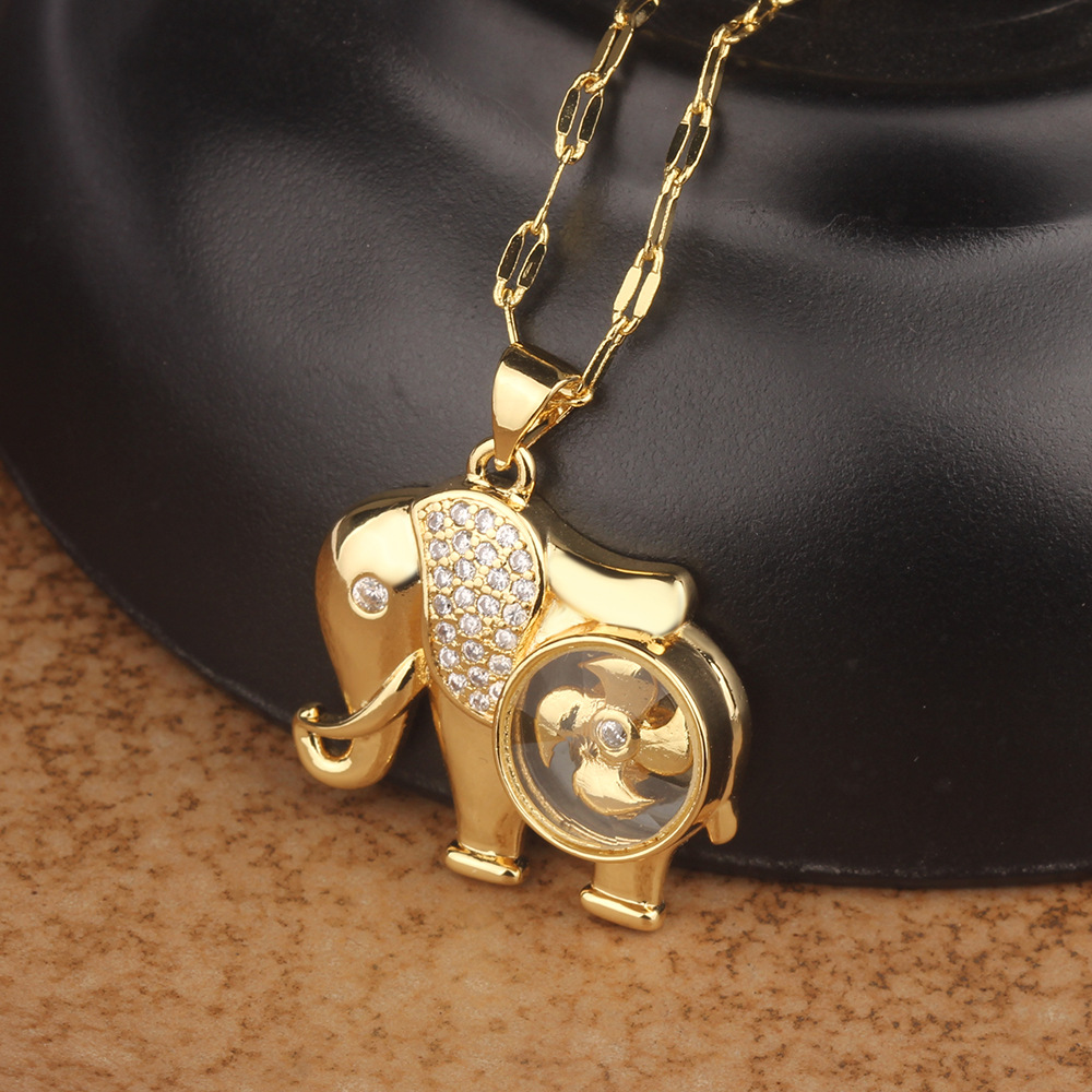 lazada新款 东南亚泰国热销大象吊坠 时来运转创意首饰 厂家批发