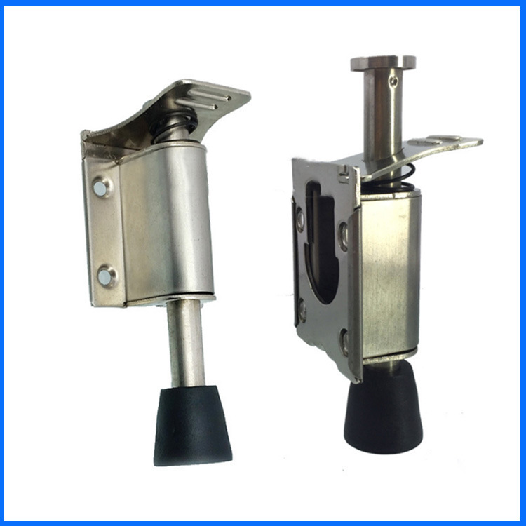 不锈钢脚踏防风定门器门吸门制动器门定位弹簧插销式任意角度门挡