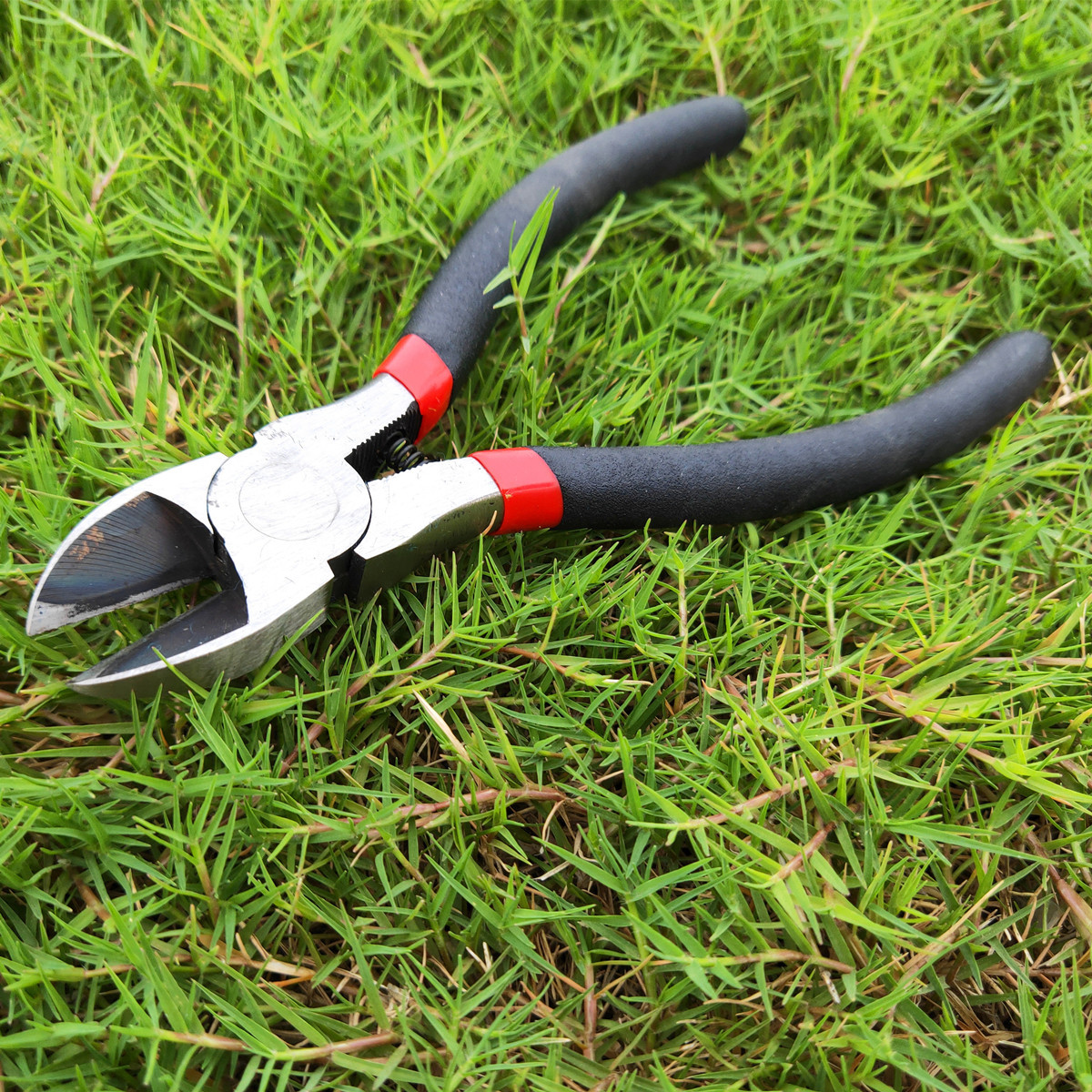 蘸塑盆景断丝钳6寸 斜嘴电工剪 斜口剪线钳 美式水口钳铝丝断线钳