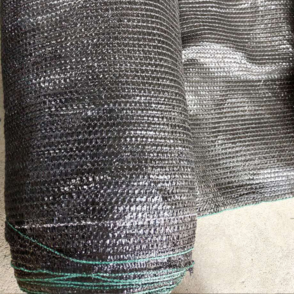 批发黑色遮阳网 pe材质 遮阴网 遮光网 抗老化3针遮阳网