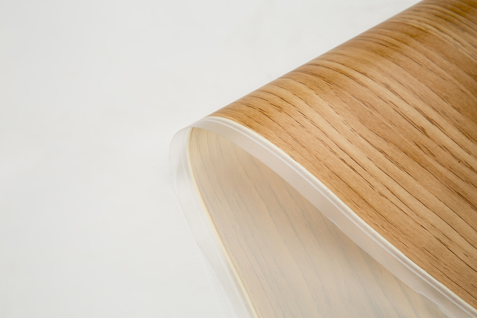 pvc热转印膜木纹转印膜 吸塑转印门橱柜底柜木纹异型材料贴直销