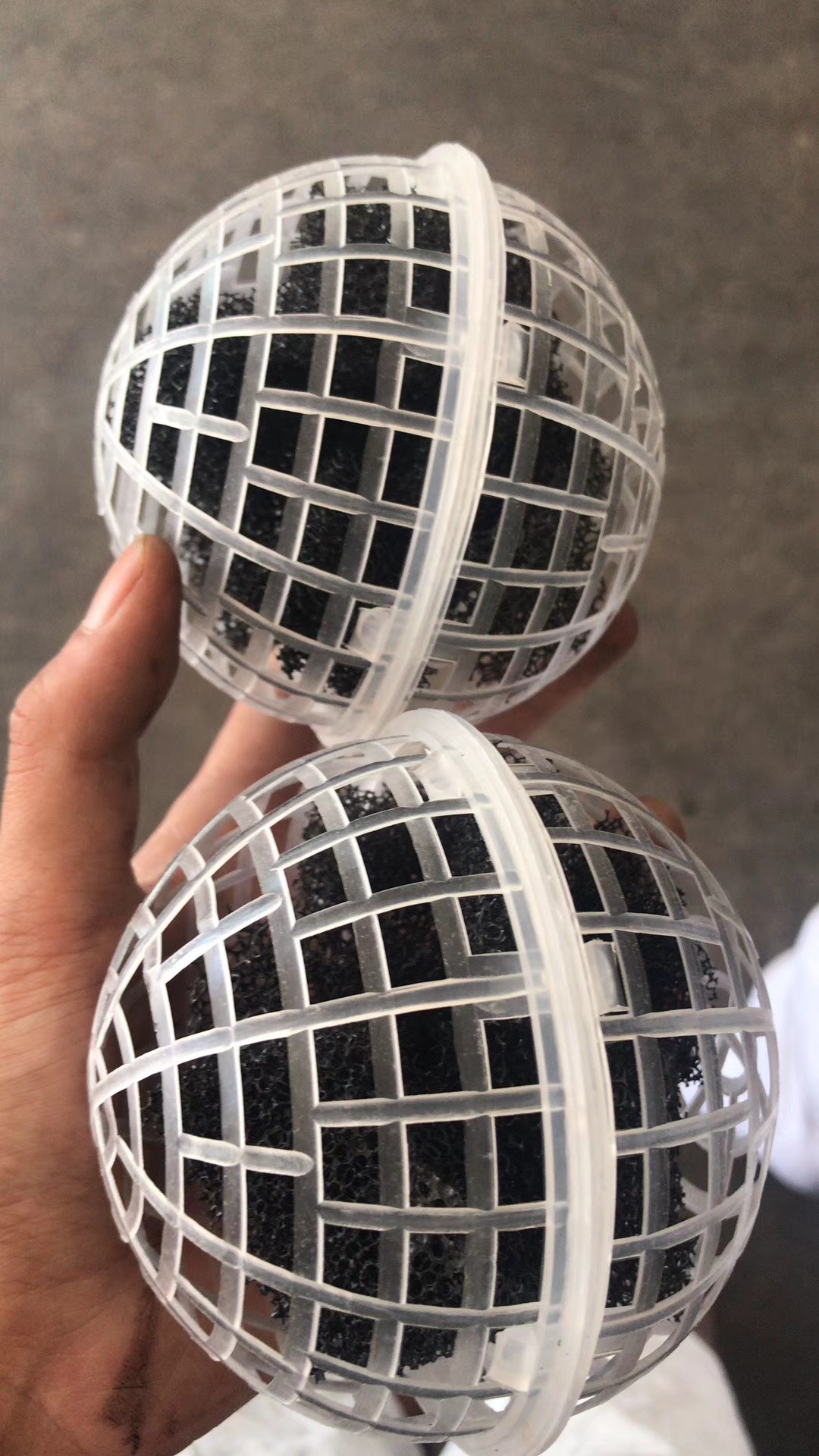 厂家直销空心球 悬浮球 环保填料塑料制品 鲍尔环定做 质量保障