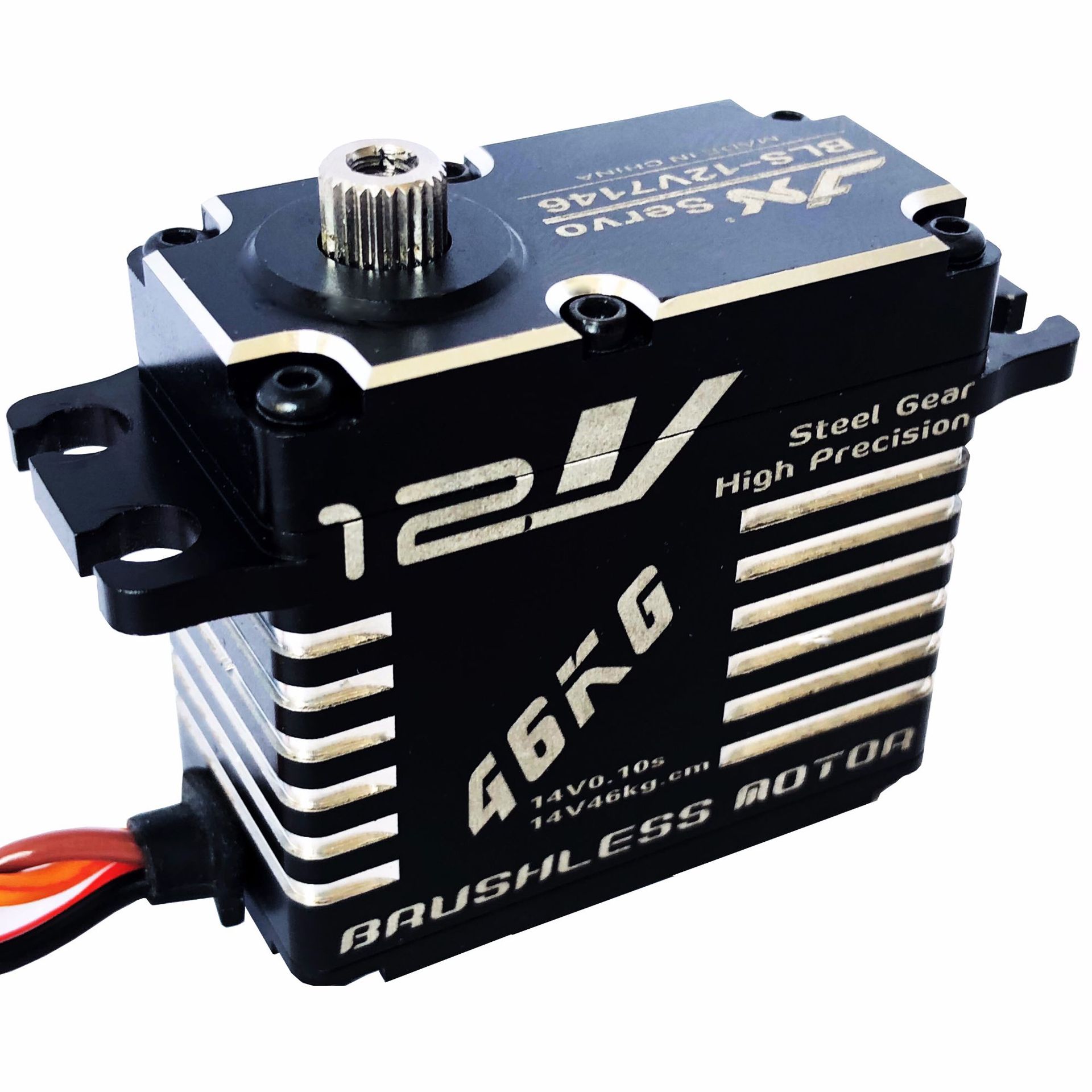 jx servo/bls-12v7146kg/12v大扭力高压舵机工业自动化机器人180