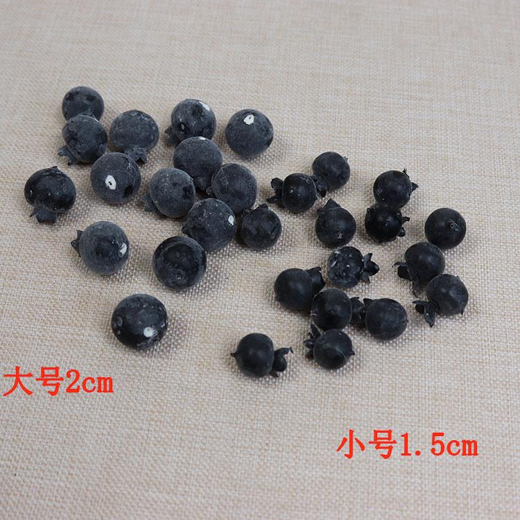 Foam Fake Blueberry Ornaments Blueberry Pellet Model Props