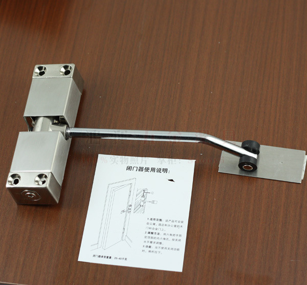隐形门简易闭门器可调力度闭门器安装方便的闭门器侧面安装