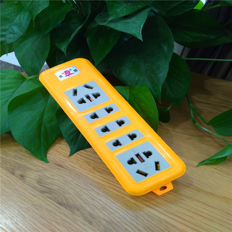 棉湖木鸡mj-950无线插座一体成形摔不碎地拖排插插14孔有16a插孔