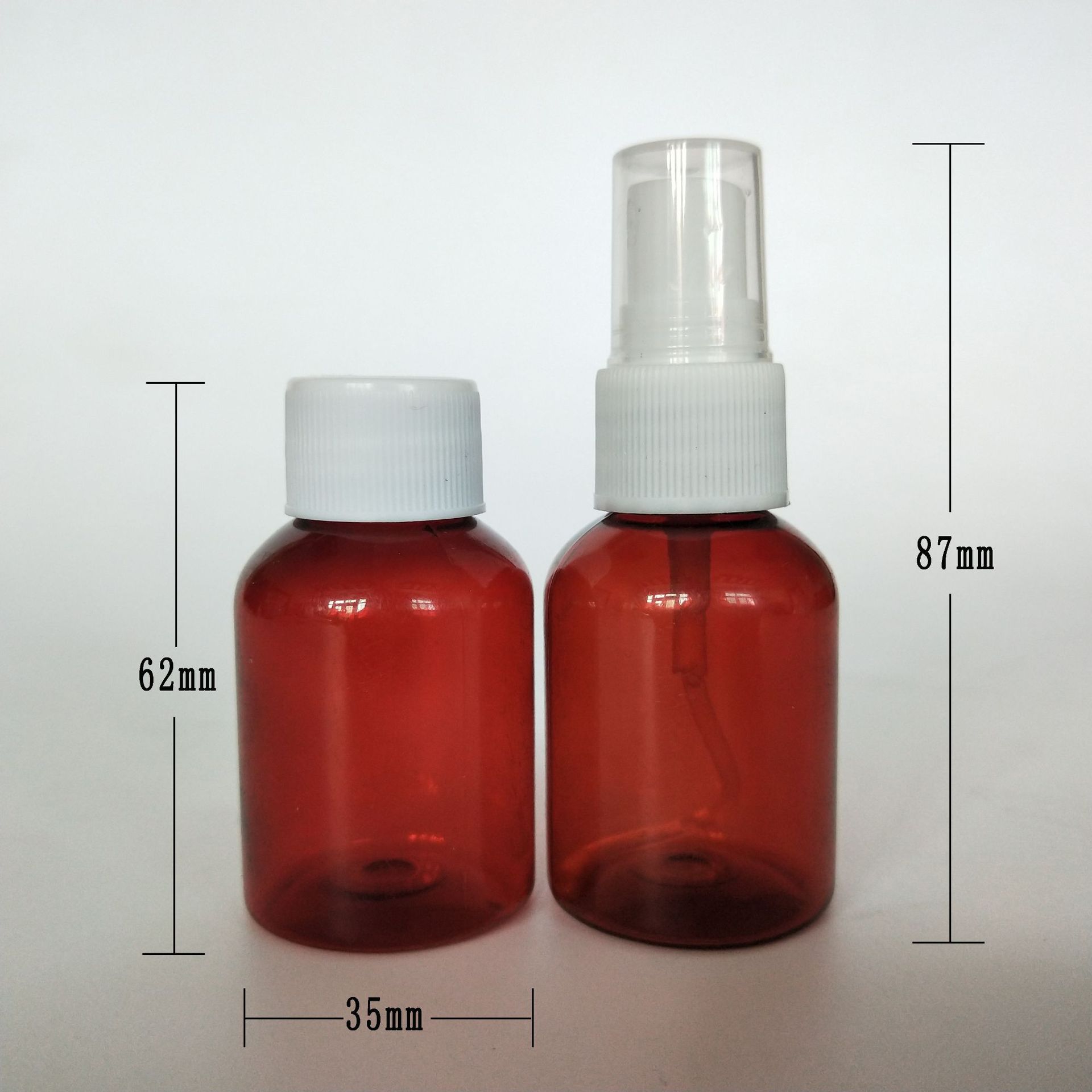 25ml喷雾瓶便携化妆品分装瓶 pet小喷瓶试用装小样瓶25毫升塑料瓶