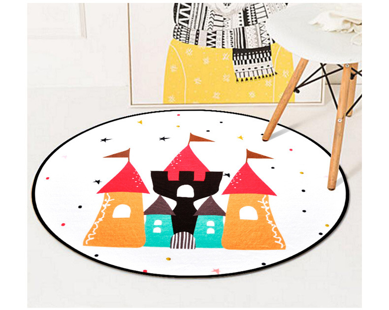 卡通动物地毯 卧室客厅茶几房间吊篮园毯电脑椅地垫