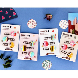 18979和创创意精品 小蛋糕软胶书签 可爱书签小礼品