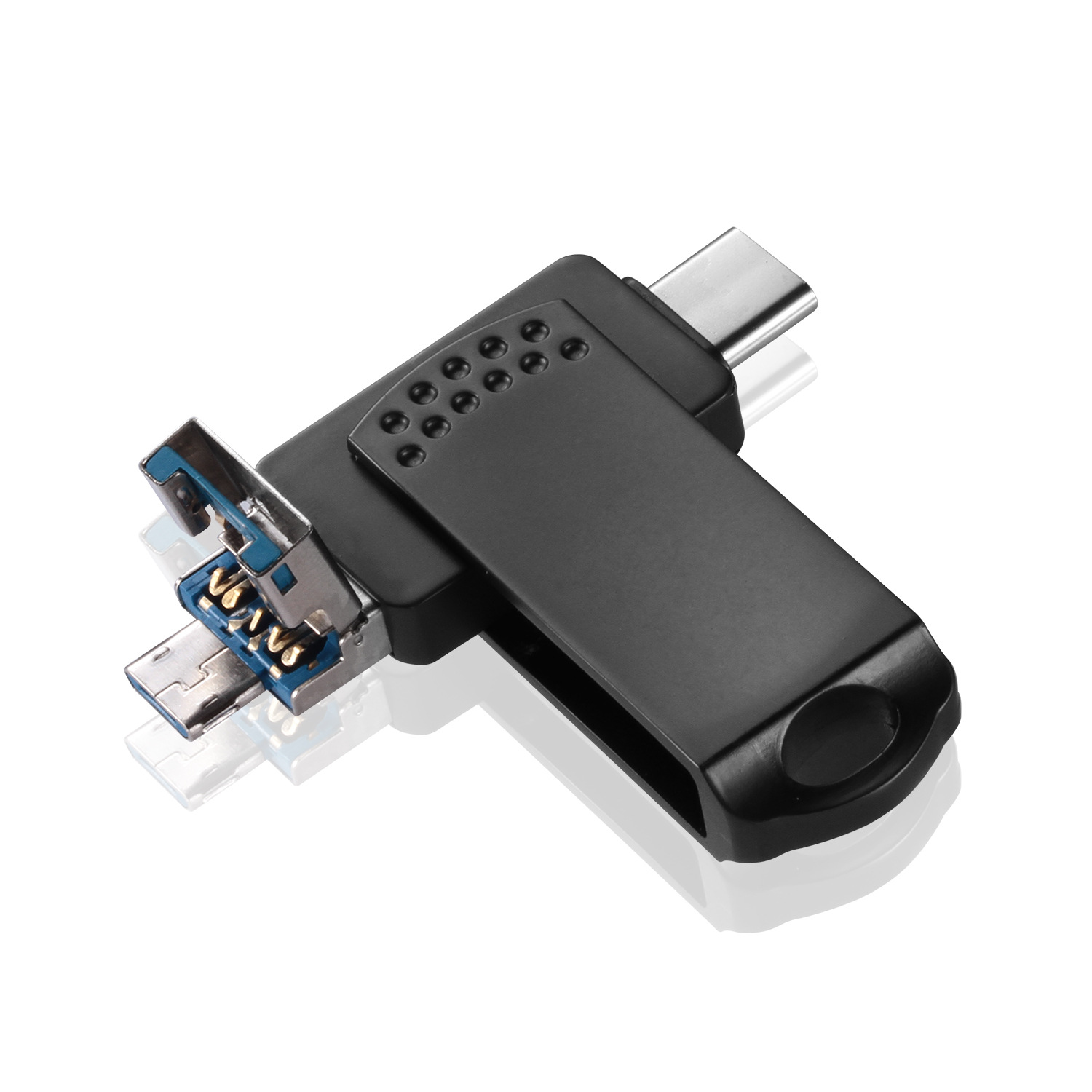 批发u盘3.0高速储存type-c手机otg电脑三合一金属优盘128g定制