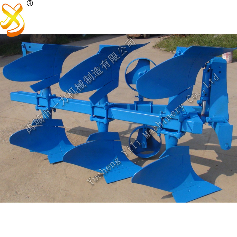 三铧翻转犁一力加固双向铧犁330液压翻转犁定做拖拉机铧犁
