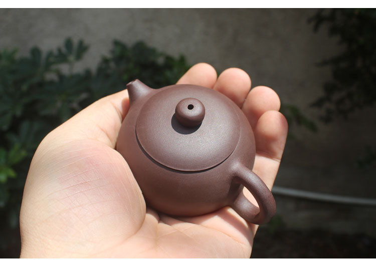 潮州手拉壶迷你小茶壶功夫茶具西施壶50cc袖珍小茶具手把壶紫砂壶