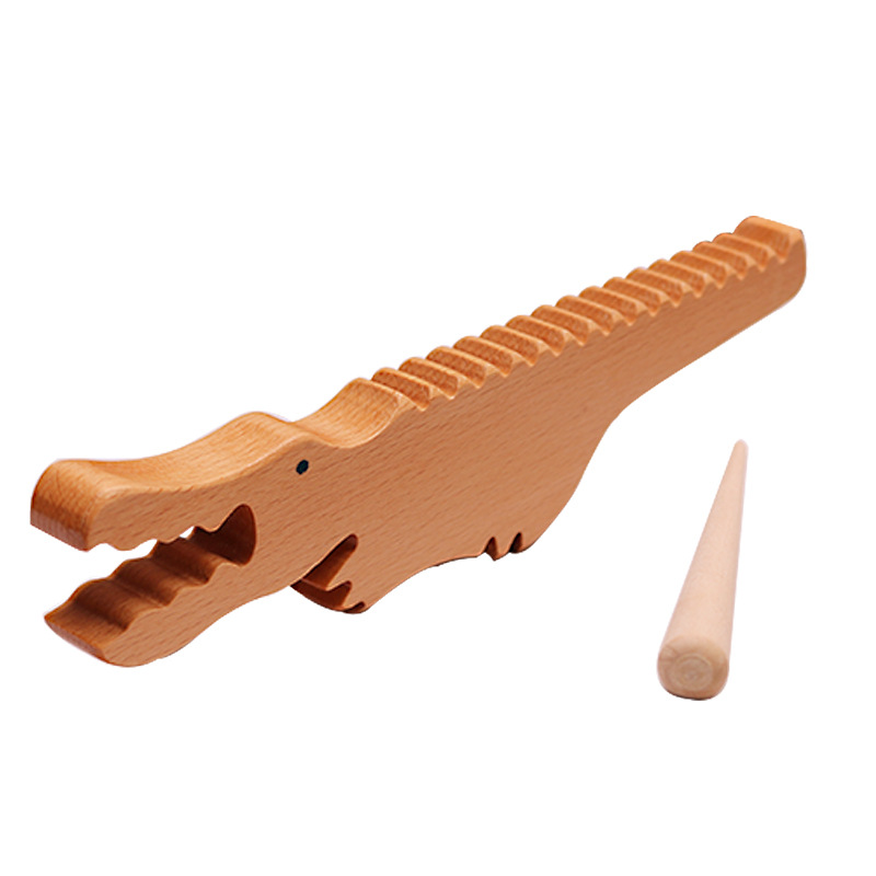 精品奥尔夫打击乐器 大号橡木木枕 木质梆子高低音梆子 一件代发