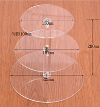 厂家定制 亚克力蛋糕展示架  多层蛋糕展示架 可拆卸