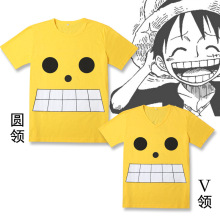 厂家批发动漫周边衣服海贼王t恤z船长圆领短袖情侣t恤现货