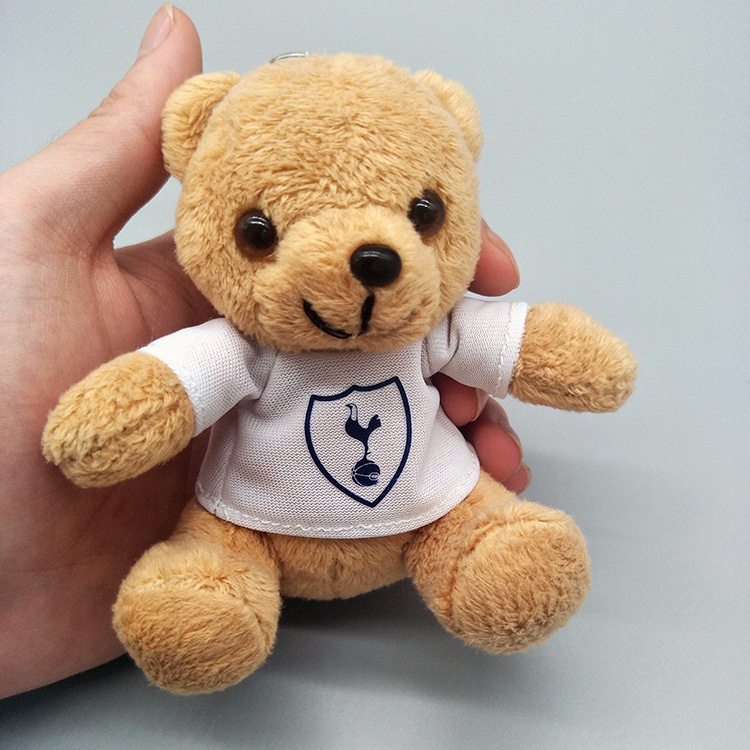 迷你麦当劳小熊毛绒玩具包包挂件麦当劳穿衣泰迪熊公仔定制logo