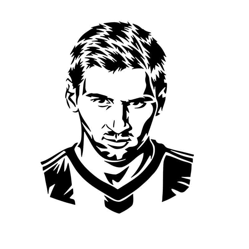 8503厂家直销足球明星人物梅西卧室客厅宿舍装饰环保可移除墙贴画