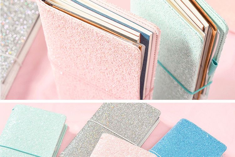 英范笔记本文具hobo定页亮片手账本日式创意旅行本小清新日记本子