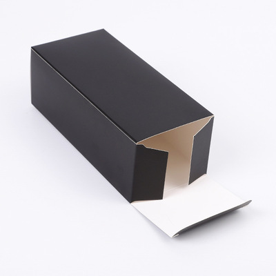 新款黑色折叠式眼镜瓦楞包装纸盒 通用包装纸盒可定制logo 批发