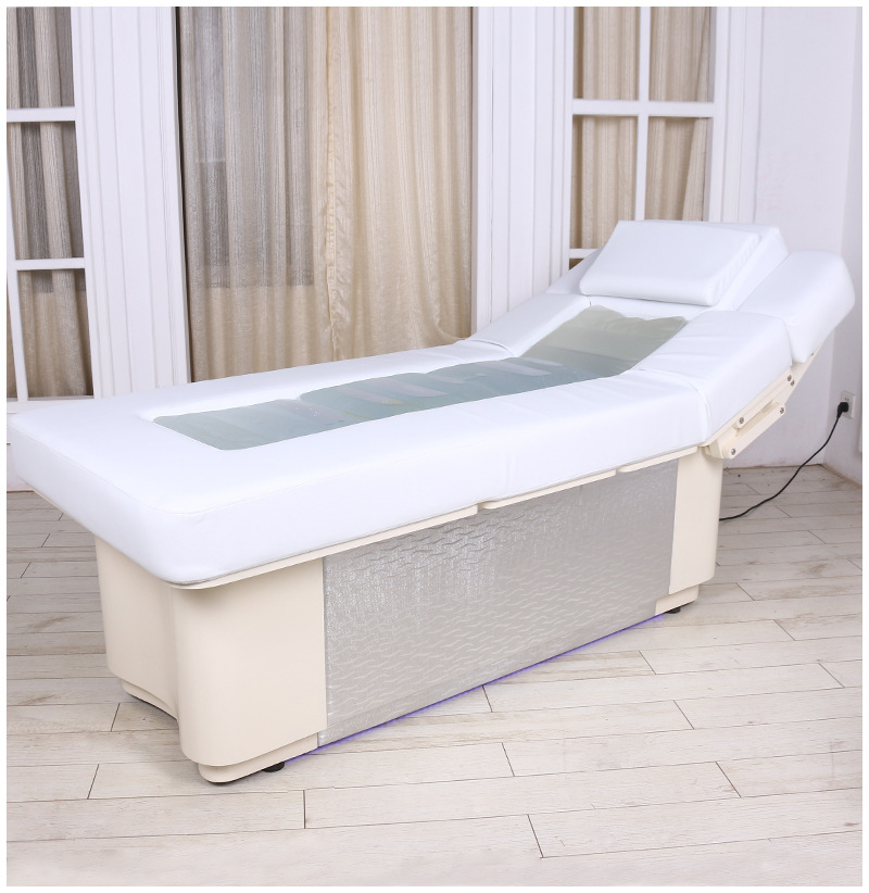 电动美容床恒温加热spa水床全自动电动控制头部靠背腿部曲腿