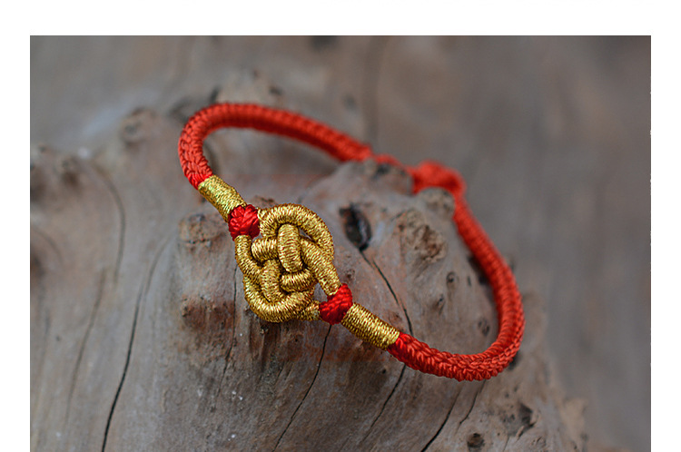 龙结红绳手链中国结编织本命年手绳纯手工制作戴手上手软舒服厂家