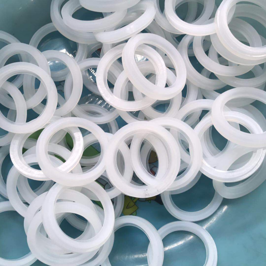 硅橡胶密封圈硅胶密封件白色硅胶圈密封垫透明硅胶平垫厂家