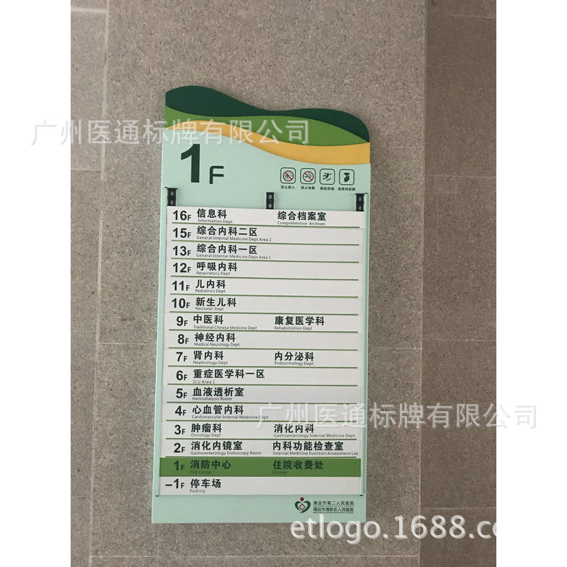 酒店电梯旁楼层索引牌医院楼层指引牌办公楼