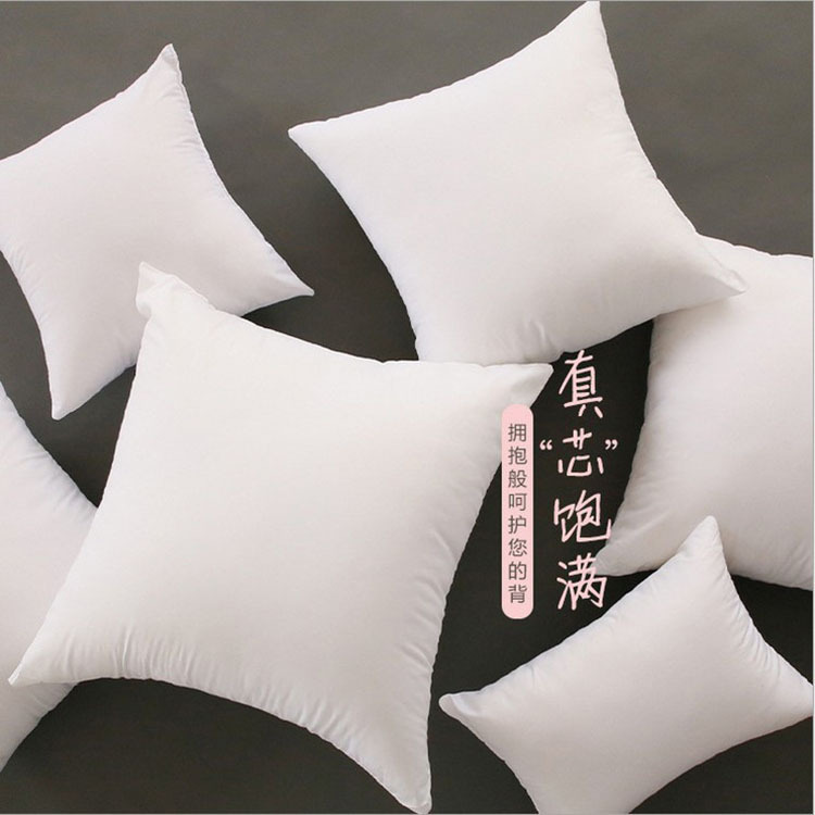明菲凡 酒店宾馆办公室沙发 高弹棉靠包交织棉方形抱枕芯靠垫批发