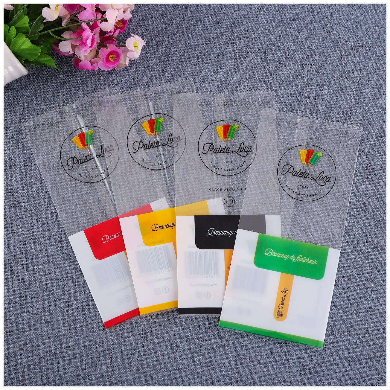 食品级opp袋子定做雪糕包装袋冰淇淋包装袋冷冻冷藏塑料包装袋