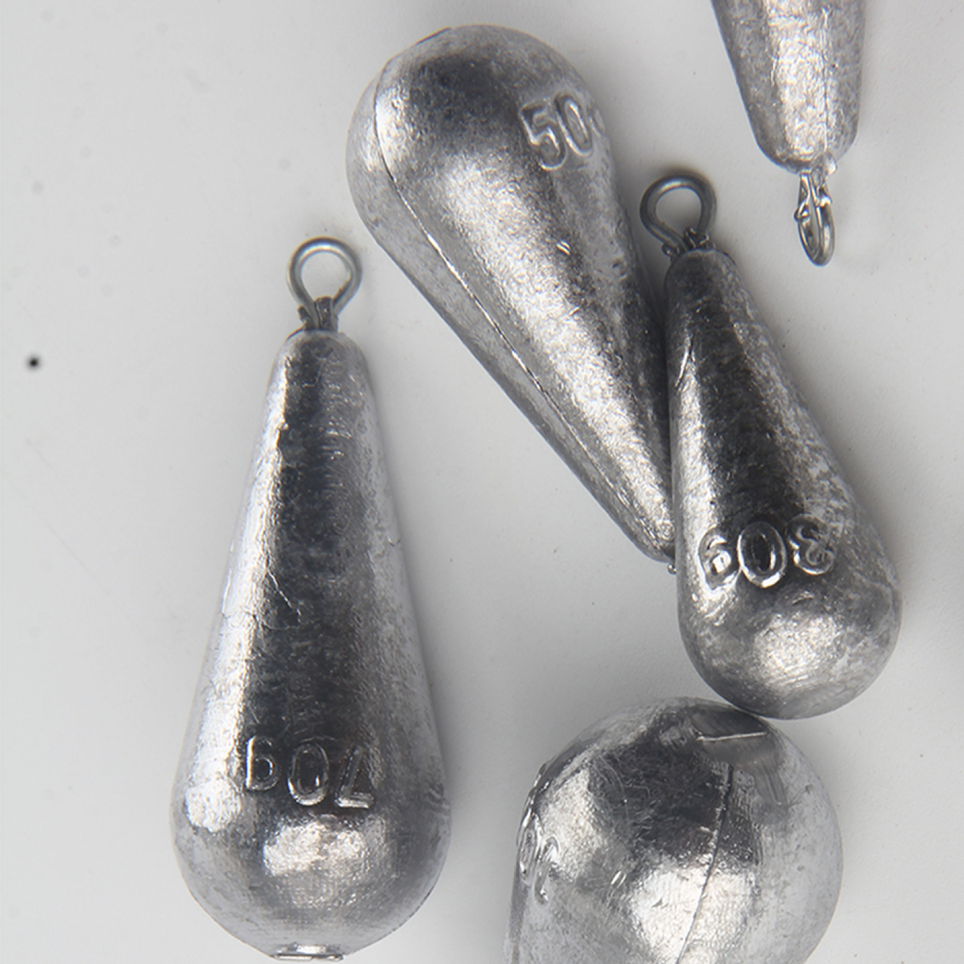 钓鱼铅坠批发 串钩抛竿铅坨 水滴铅坠 亏克带鼻炸弹铅 满包邮