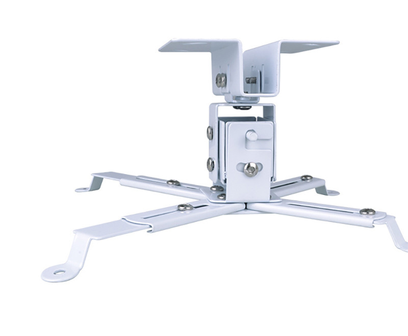 通用四孔投影仪吊架墙壁架 坚固承重冷轧钢材质方管投影机吊架