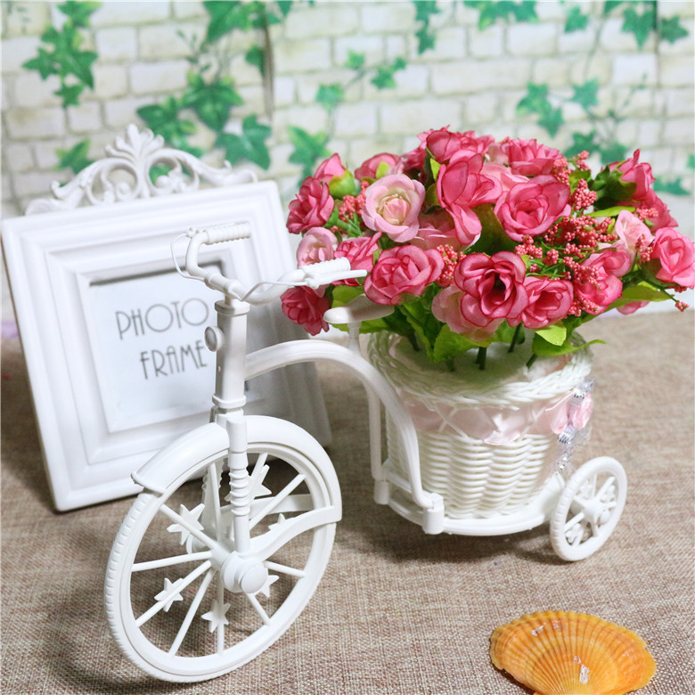 三轮车花工艺品