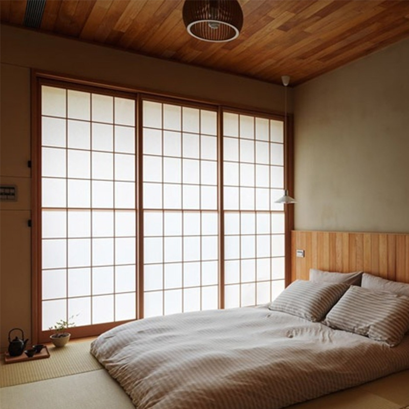 格子门上下推拉雪见门制作日式移门榻榻米门可加锁扣别墅隔断门窗