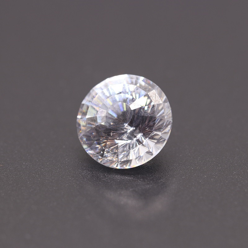 梧州人造锆石宝石 aaa圆形白色锆石人造宝石锆石水晶锆石批发