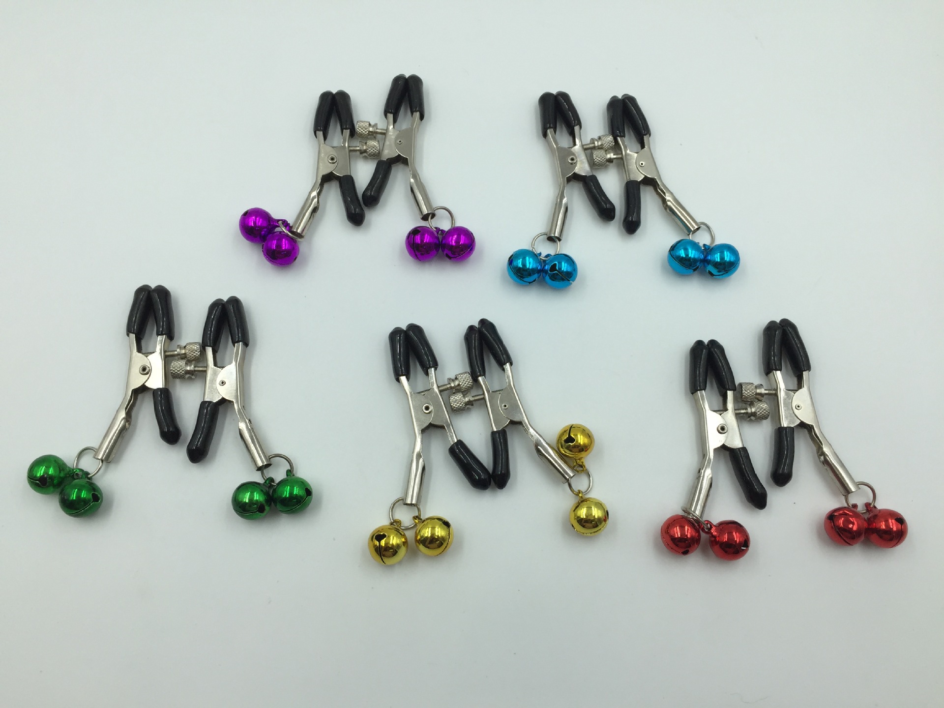 成人 情趣玩具调情用品金属乳夹带链 铃铛款厂家直供批发乳头刺激
