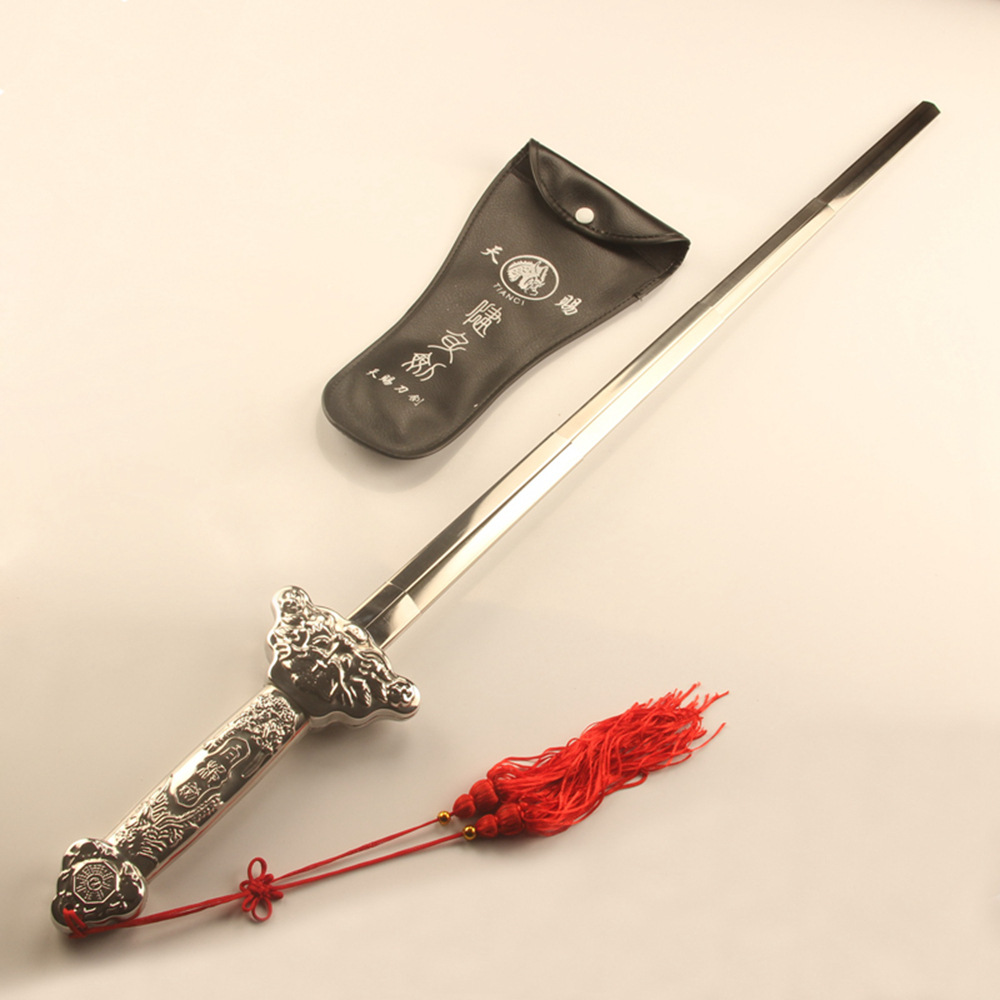 全不锈钢 创意家居小礼品健身剑 武术运动金属工艺品摆件 厂家