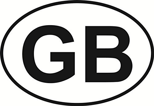 欧洲英国椭圆形保险杠贴纸pvc不干胶标签stickers外贸亚马逊爆款