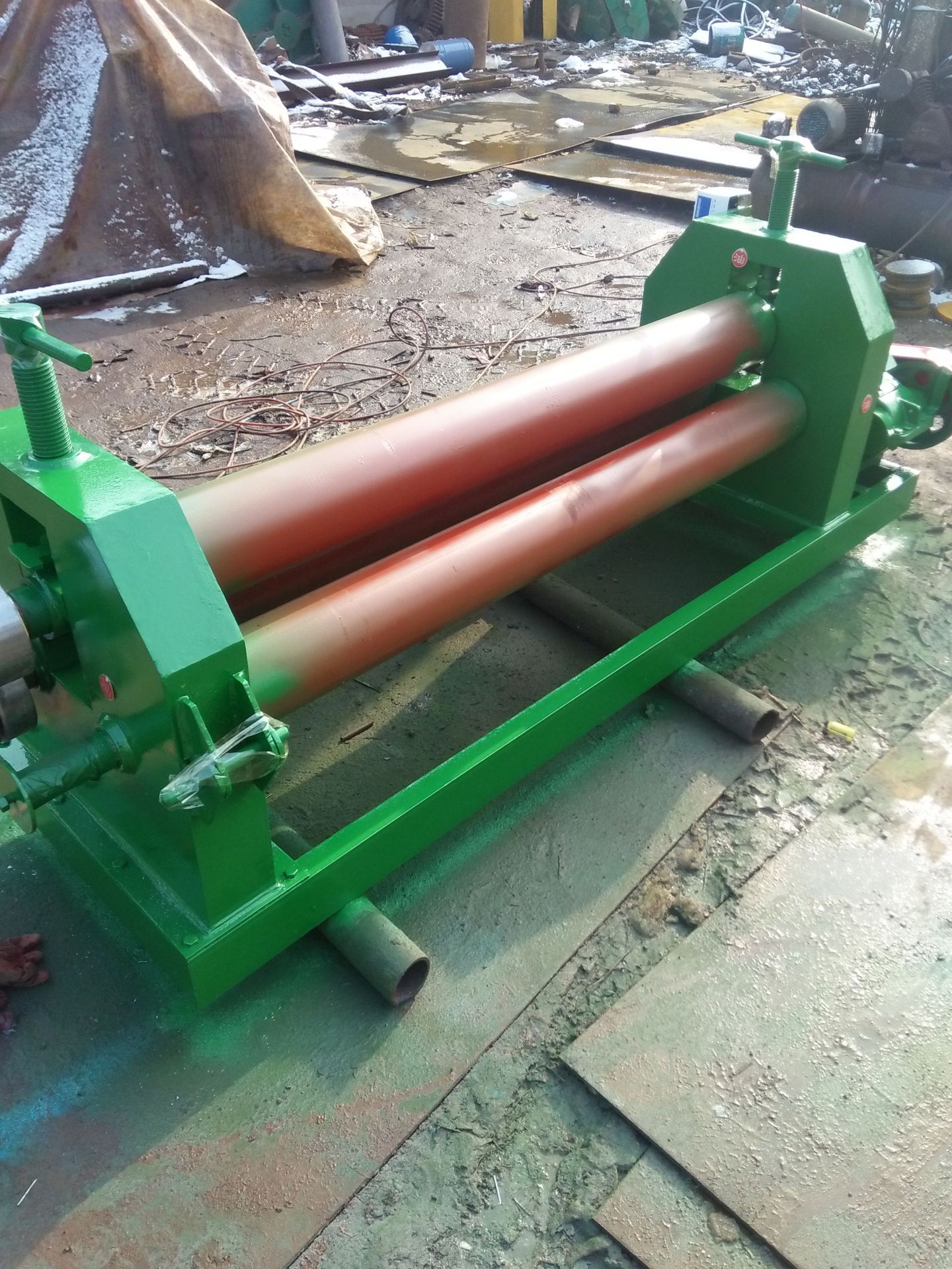 小直径卷板机-3*1000小型卷板机电动手动卷板机定做小卷板机