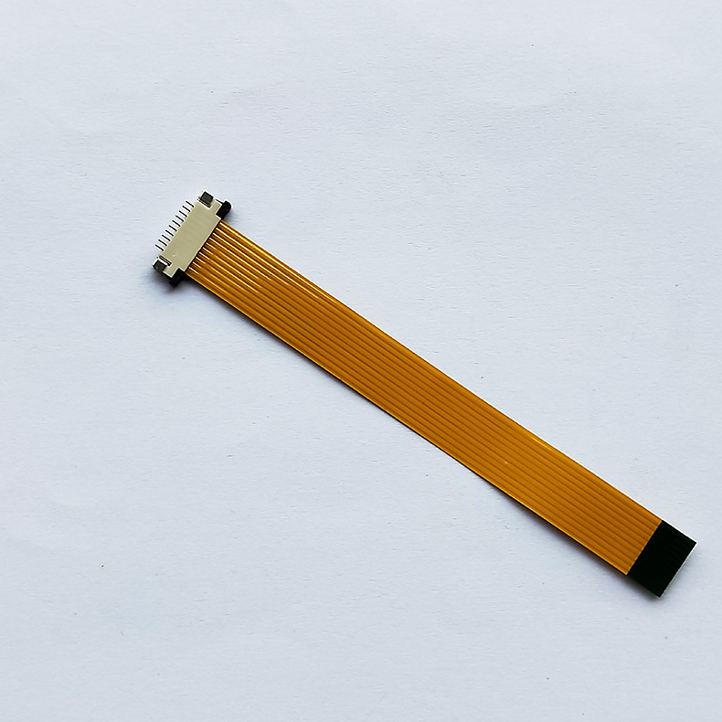 厂家直销环保ffc软排线1.0间距b型pi耐高温胶膜柔性扁平线可定制