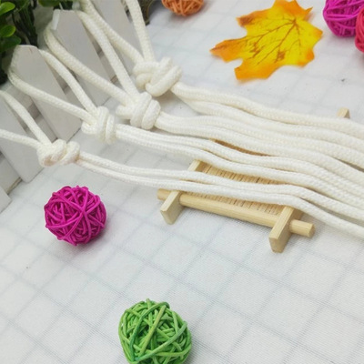 16股包芯丝光棉绳 服装辅料 帽带裤带商标吊牌绳粽子手工diy编织