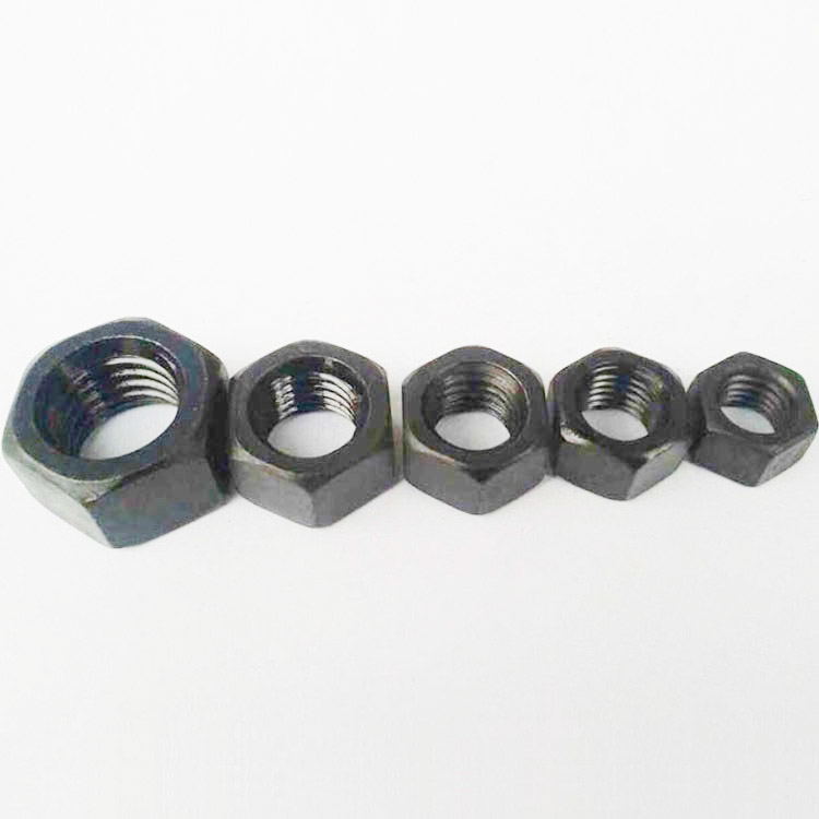 六角螺母 现货8级高强度六角螺母 碳钢发黑多规格螺丝帽永年