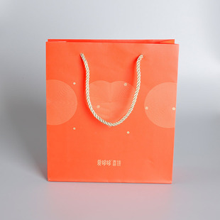 纯色手提袋加工 纯色手提袋烫金纯色手提袋加印公司logo