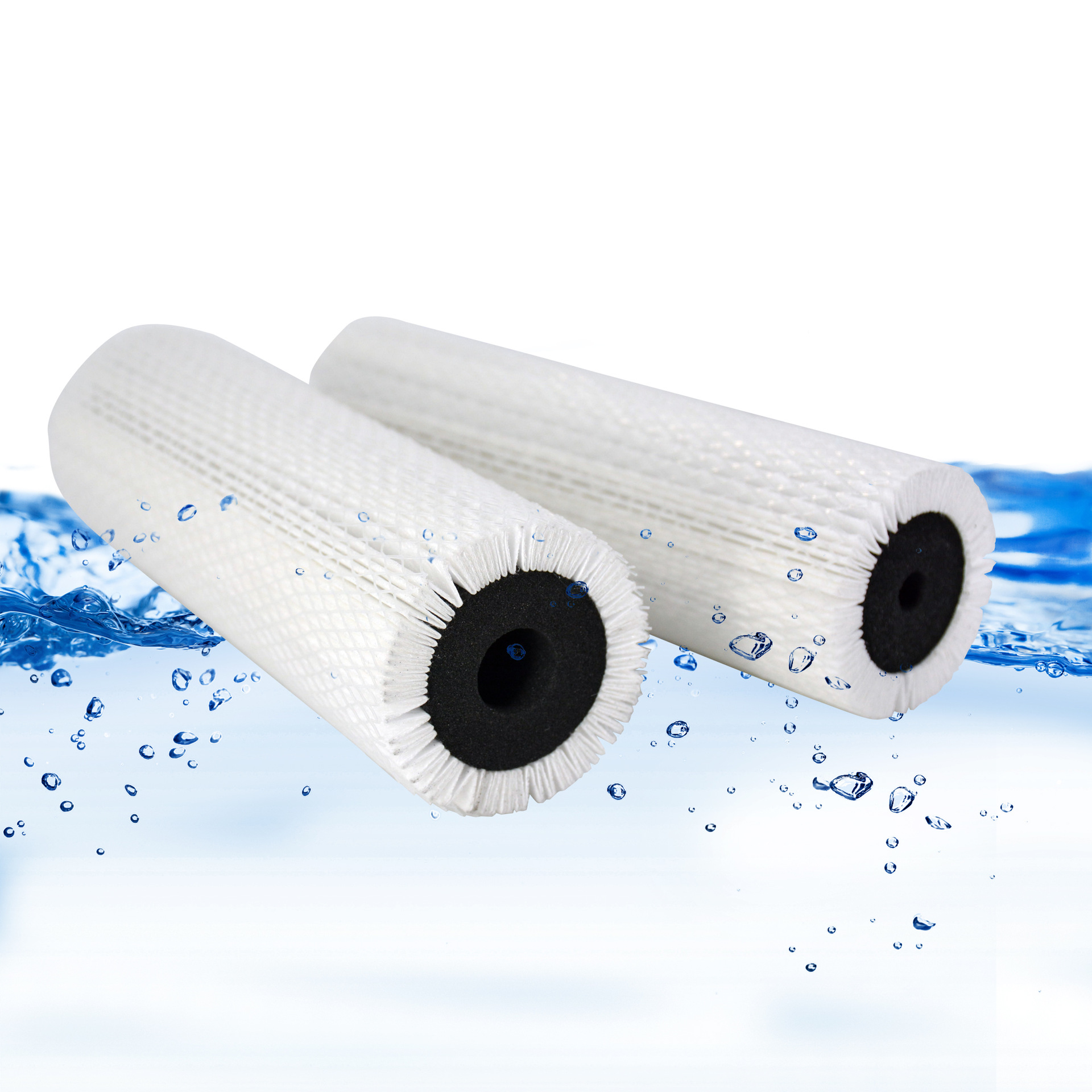 除菌复合膜折纸滤纸炭棒滤芯烧结活性炭棒复合折叠膜滤芯水过滤芯