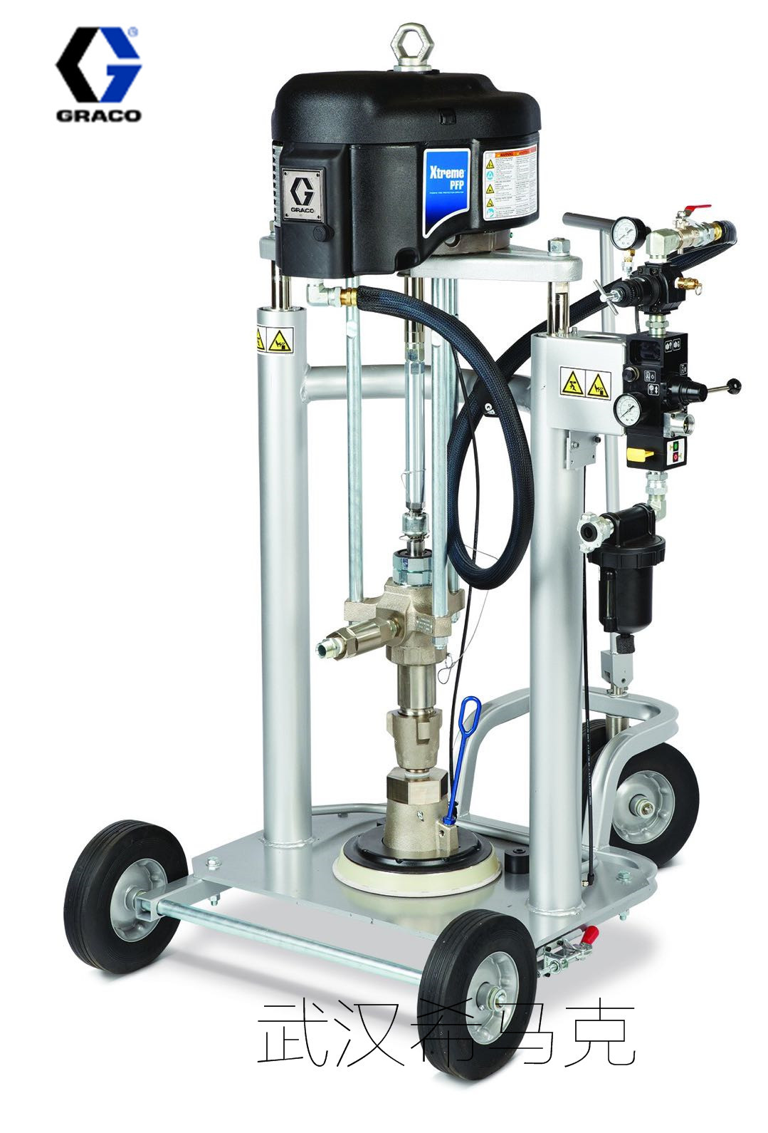 固瑞克 喷涂设备xtreme pfp 打胶高粘度喷涂压盘泵