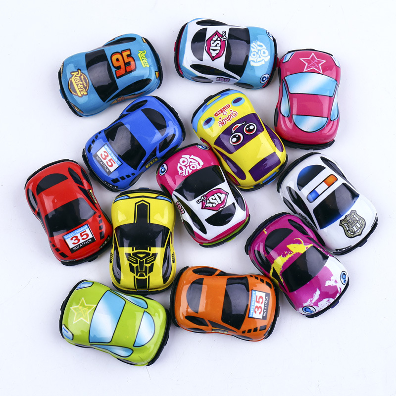 Pull Back Car Inertia Mini Car Simulation Car Model Mini Car Holiday Gift Children's Day Toy