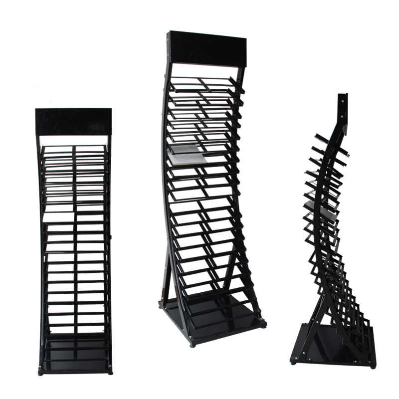 大理石展示架 大理石货架定制 大理石瓷砖样品展架 花岗岩铁架子